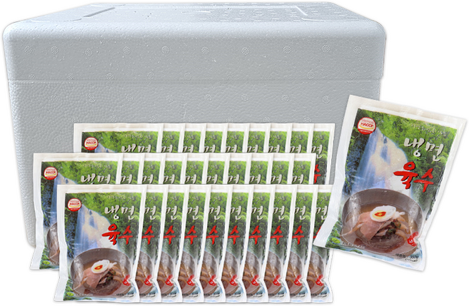 맛있는 냉면 재료모음 / 농민육수 30개 1BOX, 350g