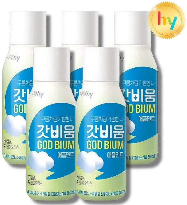 한국야쿠르트 갓비움 애플민트 230ml 5개