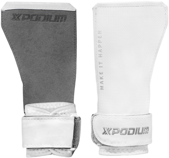 엑스포디움 스티키 그립 마그네핏 손바닥보호대 크로스핏그립 짐내스틱 헬스, 화이트, 1세트