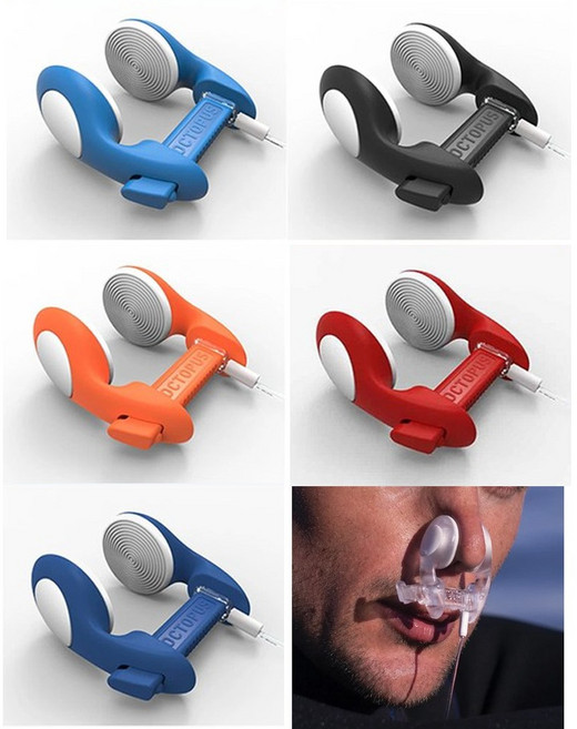 옥토퍼스 클래식 노즈클립 프리다이빙 코마개, Azure