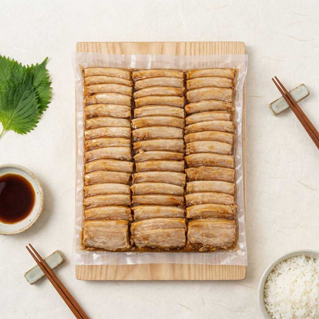 차슈 슬라이스 일본 정통 라멘 덮밥 자우담, 1kg, 1개