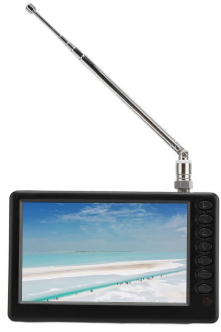 5인치 휴대용 TV ISDB 준수 충전식 1080P 미니 디지털 텔레비전