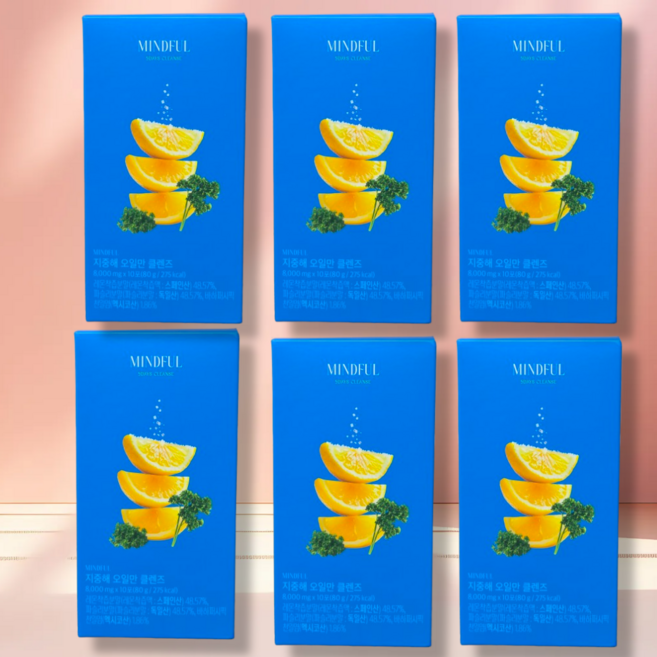 푸드올로지 지중해오일만클렌즈 내돈내산, 10회분, 80g, 6개