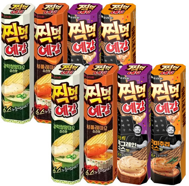 찍먹 예감 4종 갈릭청양마요+치폴레마요+홀그레인소스+치미추리소스, 2세트, 76g