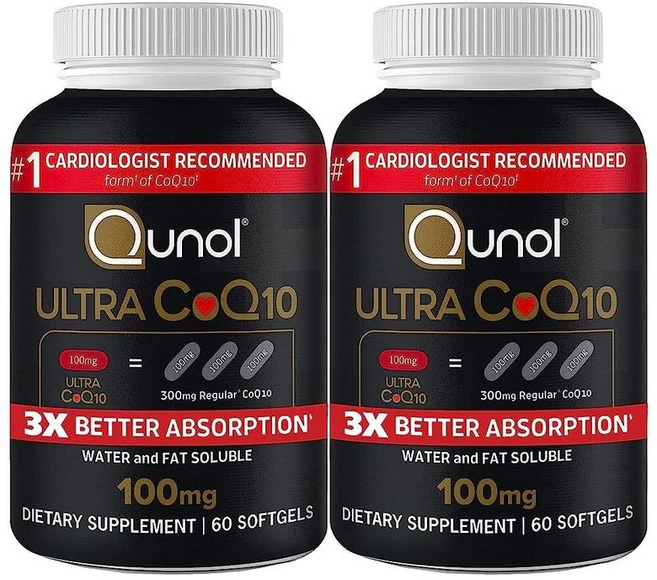 큐놀 울트라 코큐텐 100mg 소프트젤 60정, 2개 - 쿠팡