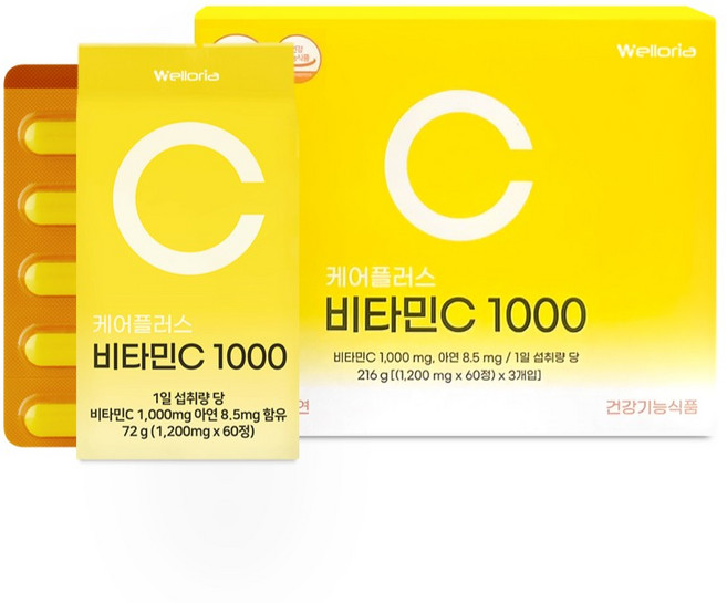 경남제약헬스케어 케어플러스 비타민C 1000, 180정, 1개