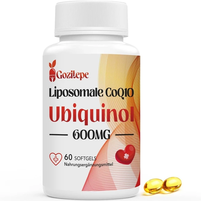 리포솜 코엔자임 Q10 유비퀴놀 600mg 60정, 1개 - 쿠팡