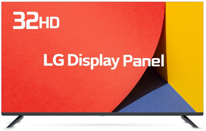 티브이지 32인치 HD TV LED, 81cm(32인치), 스탠드형, 스탠드(택배발송)