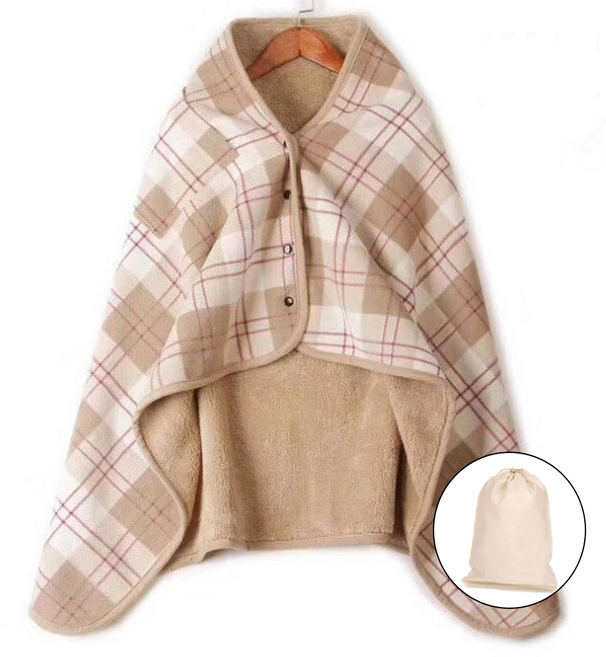 매이템 (파우치포함)무릎담요 똑딱이담요 망토담요 사무실담요 극세사담요 담요