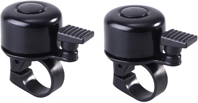 벨로샵 자전거 따릉이 벨, 2개, 블랙