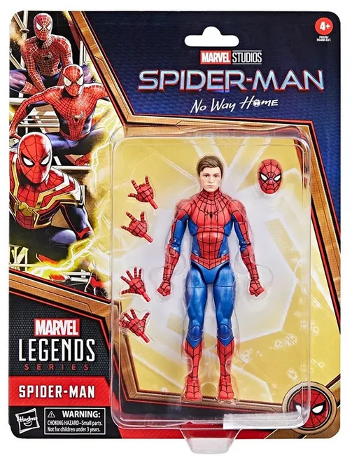 쿠쿠스토어 새로운 해즈브로 마블 레전드 시리즈 톰 홀랜드 스파이더맨 액션 피규어 1/12 스케일 레트로 카, 01 A