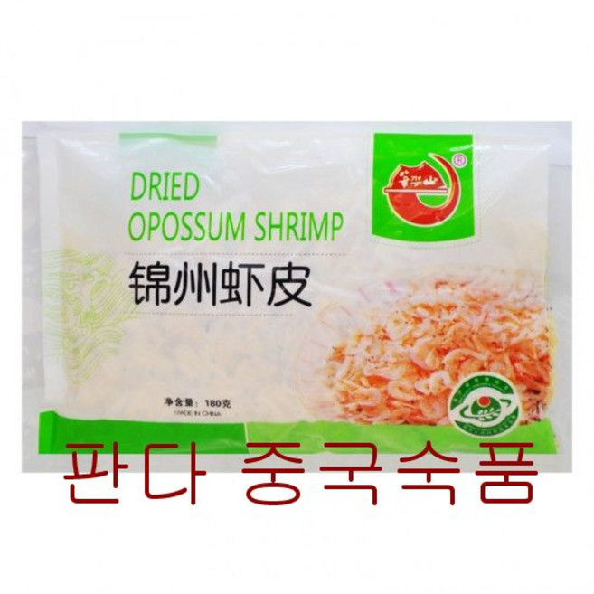 <킹콩푸드>중국 마른새우 건새우 보리새우 중국식품 180g 3개