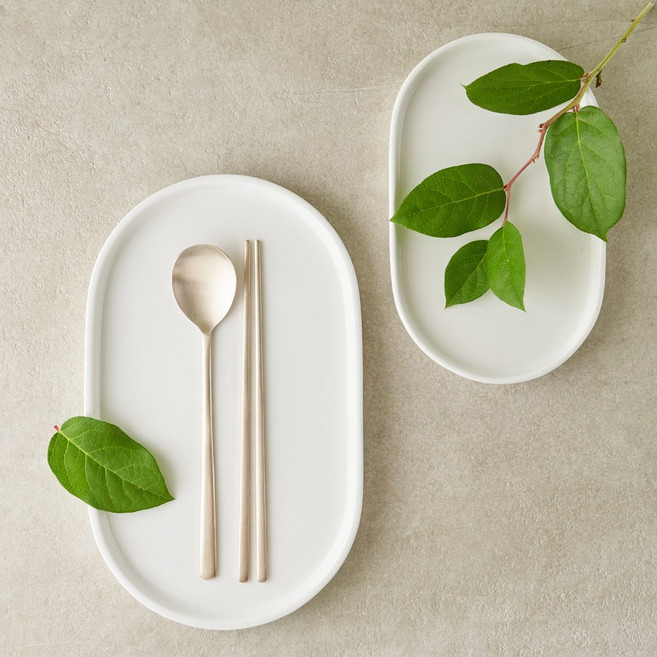 광명유기 방짜 유기 수저세트, 1인조, 증정, 1개