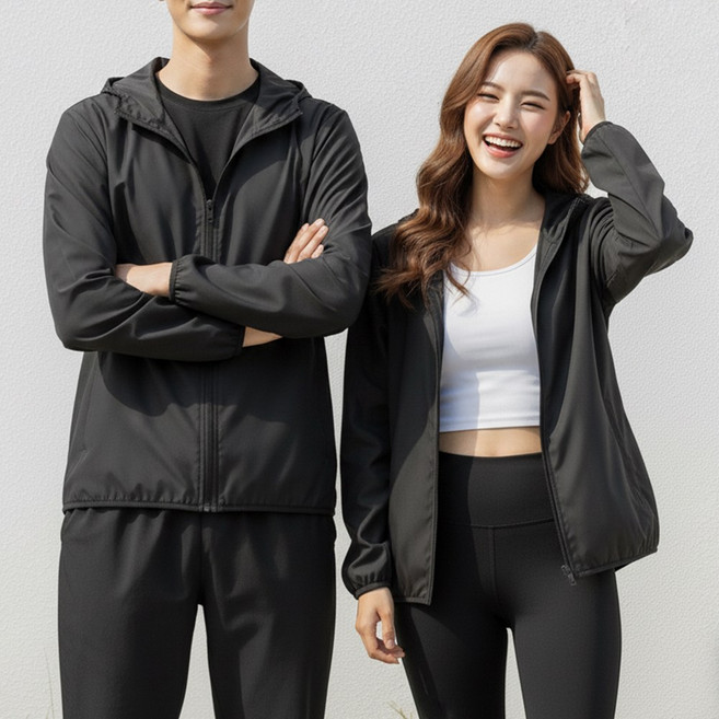 루크 데일리 경량 후드 바람막이 남녀공용 남성 여성 점퍼 잠바 남자 러닝 윈드 자켓