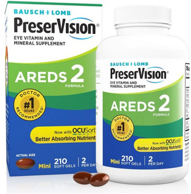 Bauschlomb PreserVision 바슈롬 프리저비전 아레즈2 210정, 1개