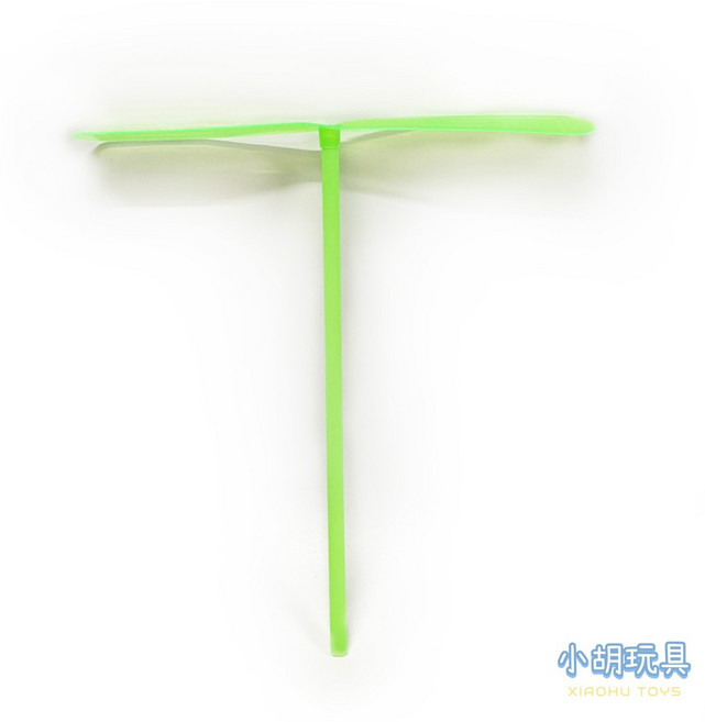 小胡玩具 竹蜻蜓(4入飛葉) 懷舊童玩 兒童玩具, 1個