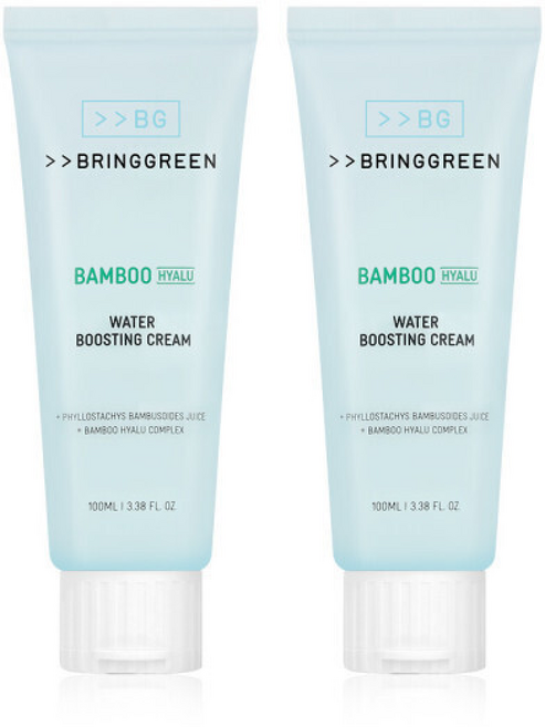 브링그린 대나무 히알루 수분 부스팅 크림 더블기획 100ml+100ml R, 100ml