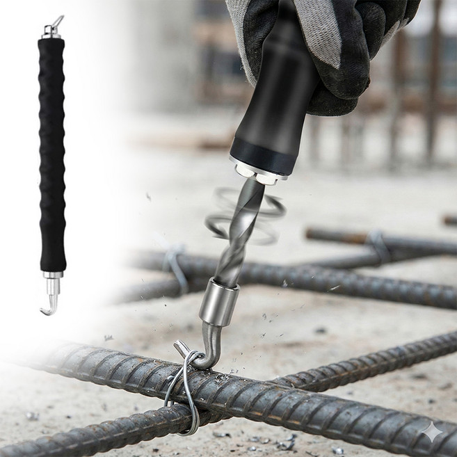 LxU 최신현 스테인리스강 반자동 철근결속기 푸시풀 묶기 하카, 1개