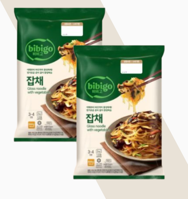 비비고 잡채 644g CJ 간편식 즉석요리 반찬, 2개