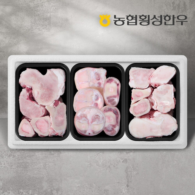 [농협횡성한우] 사골 700g x 2팩+우족 700g, 1개
