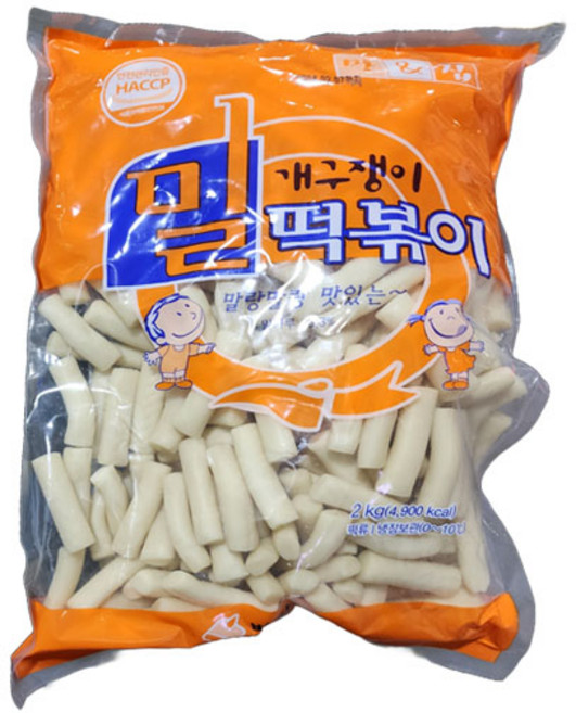 (무)(냉장)개구쟁이밀떡볶이떡(냉장 2kg), 2kg, 5개