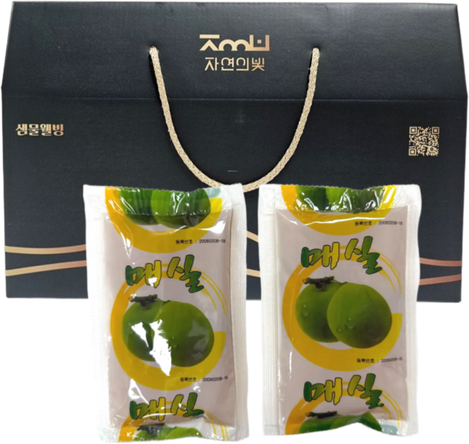 샘물웰빙 한팩씩 먹기편한 매실즙 숙성황 매실엑기스, 100ml, 60개, 60팩