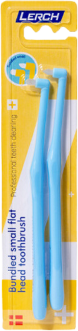 덴탈스마일 어금니 틈새 첨단 칫솔 돔형+뾰족형, 1세트, 2개입