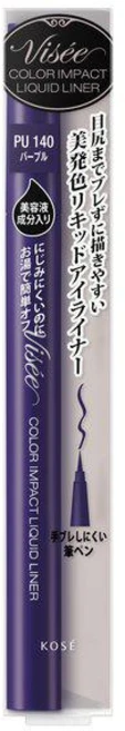 KOSE 코세 Visee 비세 리셰 컬러 임팩트 리퀴드 라이너 PU140 퍼플[리퀴드 아이라이너][일본 발송], 1개 - 쿠팡