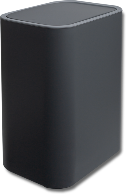 리던홈 원터치 휴지통 화장실 쓰레기통, 다크그레이