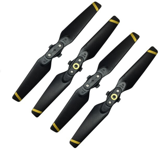 드론 날개 DJI 스파크 접이식 4730 CW 퀵 릴리스 윙 예비 부품 교체 4730F 4 개, 2.Black Golden
