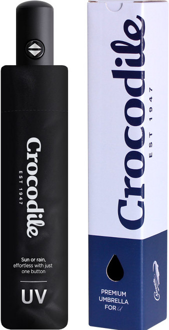 크로커다일 UV 자외선 차단 전자동 3단 암막 우산 양산