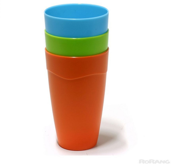 깨지지않는 플라스틱 물컵 특대 3P세트 키즈 캠핑 다회용, 1개