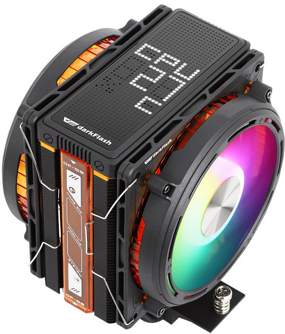 darkFlash EXPLORE E400 PLUS ARGB, 블랙, 1개