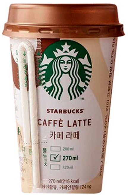 스타벅스 카페라떼, 270ml, 10개