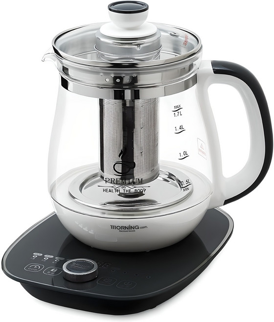 대웅 모닝컴 온도조절 보온 전기 티포트, DWM-1995CY