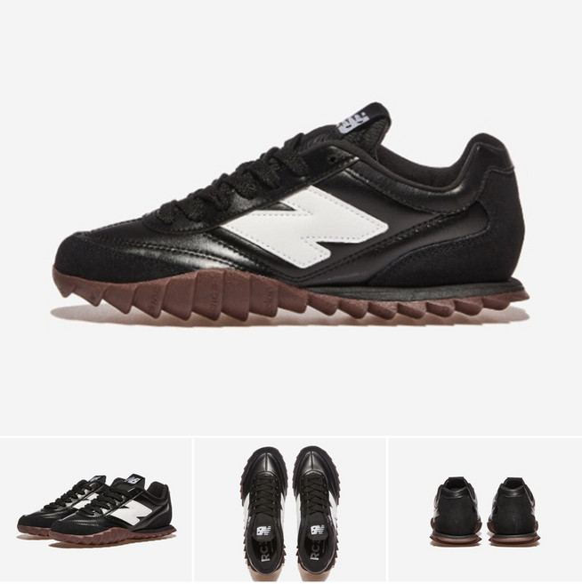 뉴발란스 남녀공용 블랙 화이트 스니커즈 브라솔 운동화