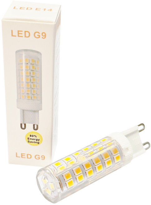 LED G9 핀 할로겐램프 220V 7W, 주광색(6500K)