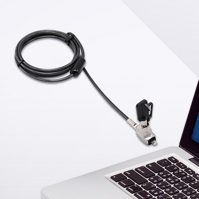 노트케이스 노트북 잠금장치 슬림시큐리티 나노세이버락, 1개
