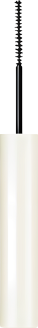 小刷頭睫毛膏 防水防汗 濃密卷翹 纖長 不易暈染 睫毛定型膏, 黑色, 1個