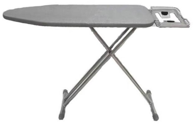 可升降燙衣板 高度可調 隔熱防燙, 銀色