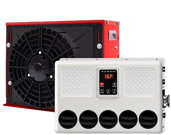 무시동 에어컨 캠핑카 차박 화물차 트럭 중장비 지게차, A. 24V 냉매 풀충전 에어컨