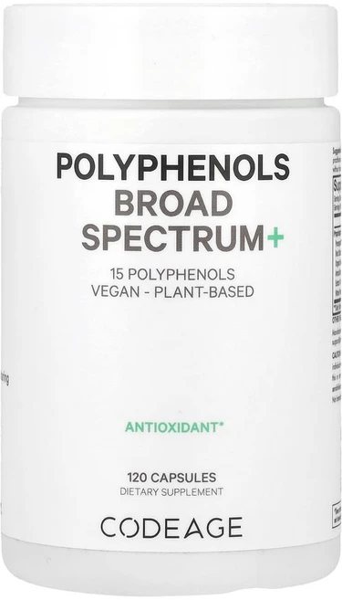 코드에이지 폴리페놀 브로드 스펙트럼+ 캡슐 120정, 1개 - 쿠팡