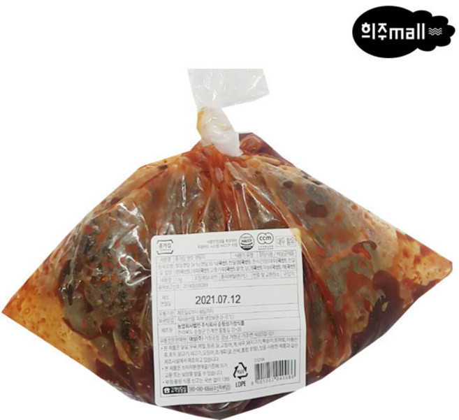 [희주몰] 종가집 국산 옛맛 깻잎지 1kg, 1개