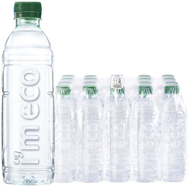 먹는샘물산수 가벼운샘 무라벨, 500ml, 20개