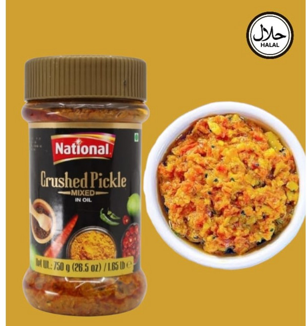 MEHRAN Crushed Mix Pickle Chunks in Oil 750g 크러쉬드 피클, 1개