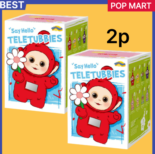 텔레토비 안녕 시리즈 피규어 팝마트 미개봉 랜덤박스 + 본트렉스 사은품 증정, 2개, 랜덤, 13cm