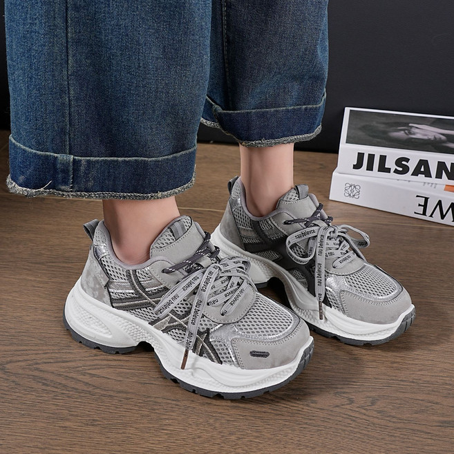 CHENZE 여성키높이운동화 5.8cm 키높이 발편한 쿠션 데일리 워킹화