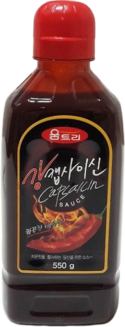 움트리 강 캡사이신 소스 액상, 550g, 7개