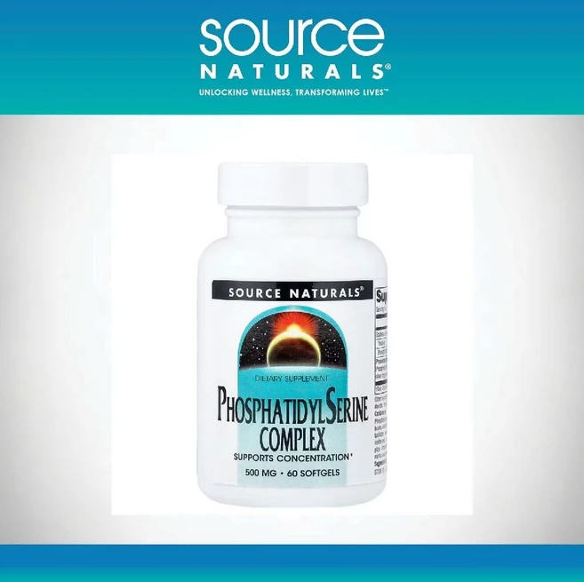 소스내추럴스- PS 포스파티딜세린 복합체 500mg 60소프트젤, 1개 - 쿠팡