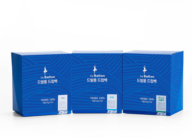 드발롱 드립백, 10g, 1박스, 7개입, 무스 오 쇼콜라